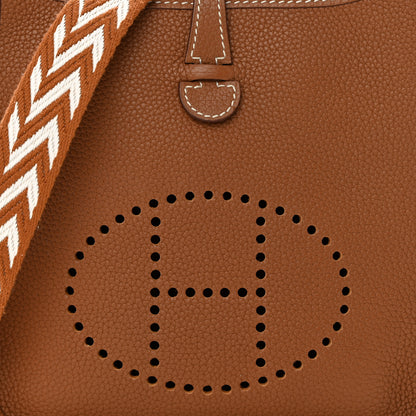 Hermes Taurillon Maurice Amazone Evelyne TPM Gold White 8 of 13