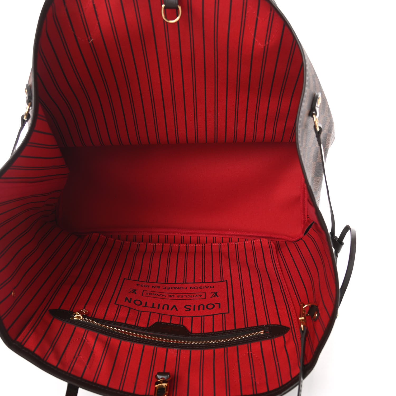 Louis Vuitton Damier Ebene Neo Neverfull GM 5 of 9
