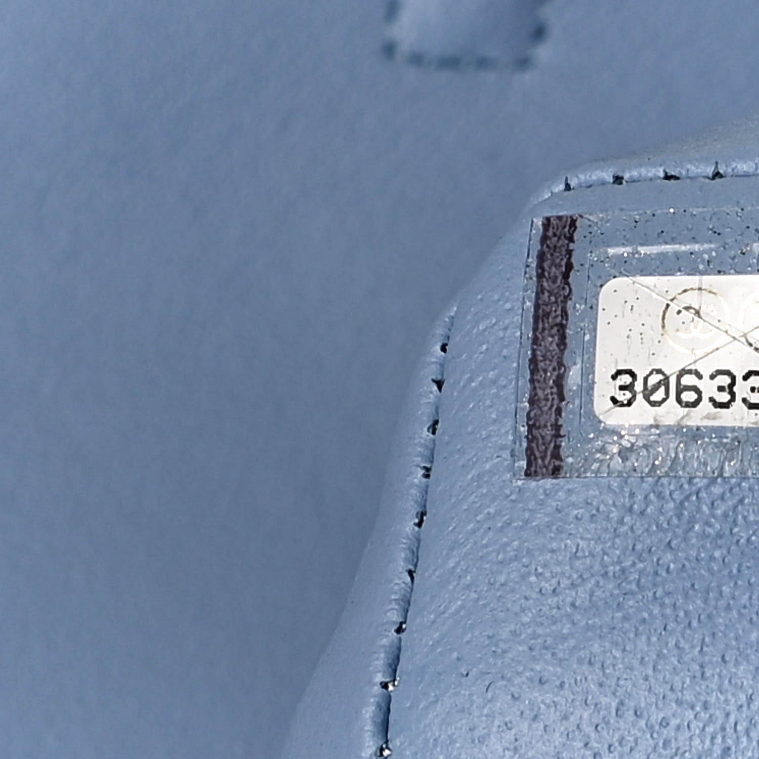 Chanel Lambskin Quilted Medium Double Flap Light Blue 6 of 10