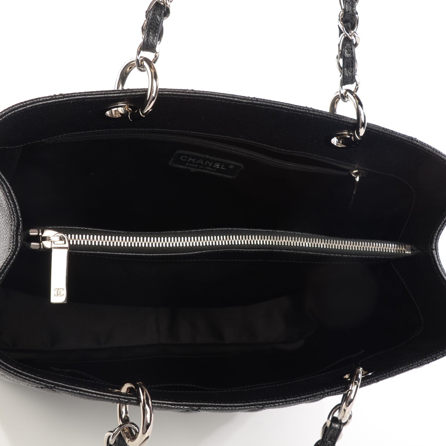 Chanel Caviar Quilted Grand Shopping Tote GST Black 5 of 7