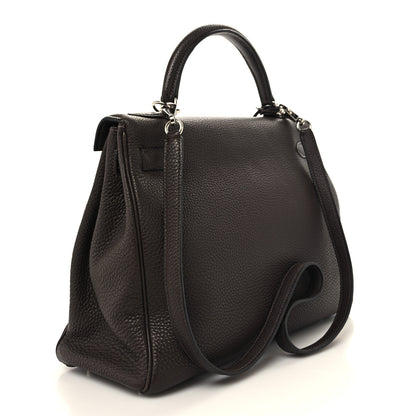 Hermes Togo Kelly Retourne 32 Chocolate 3 of 12