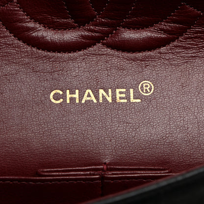 Chanel Lambskin Quilted Medium Double Flap Black 6 of 15