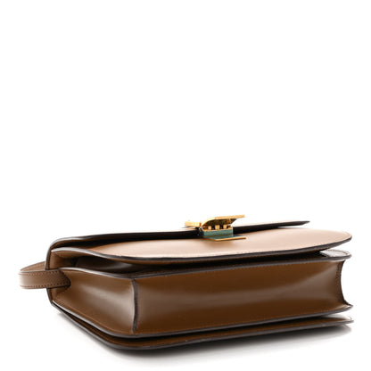 Celine Box Calfskin Medium Classic Box Flap Bag Camel 4 of 9