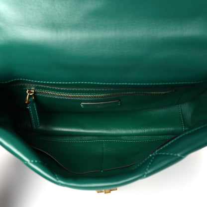 Valentino Garavani Nappa Large Roman Stud Shoulder Bag Jungle 5 of 8