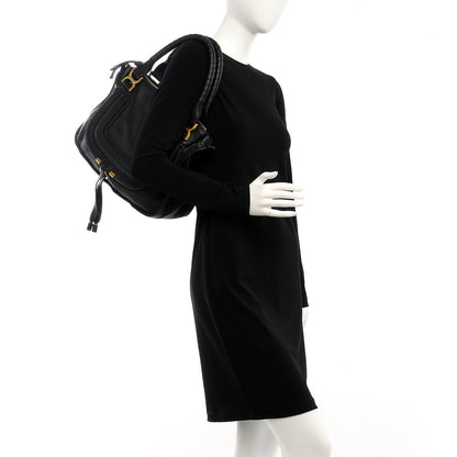 Chloe Calfskin Medium Marcie Satchel Black 3 of 9