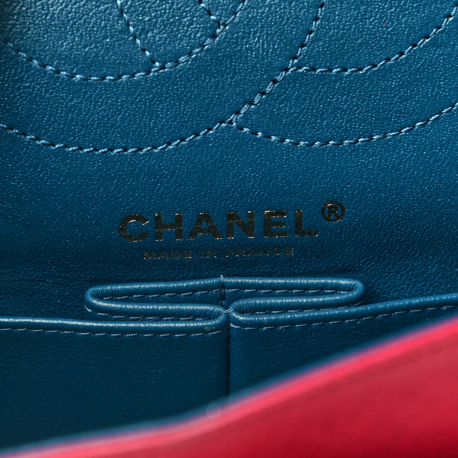 Chanel Calfskin Chevron Quilted 2.55 Reissue 225 Flap Red 6 of 25