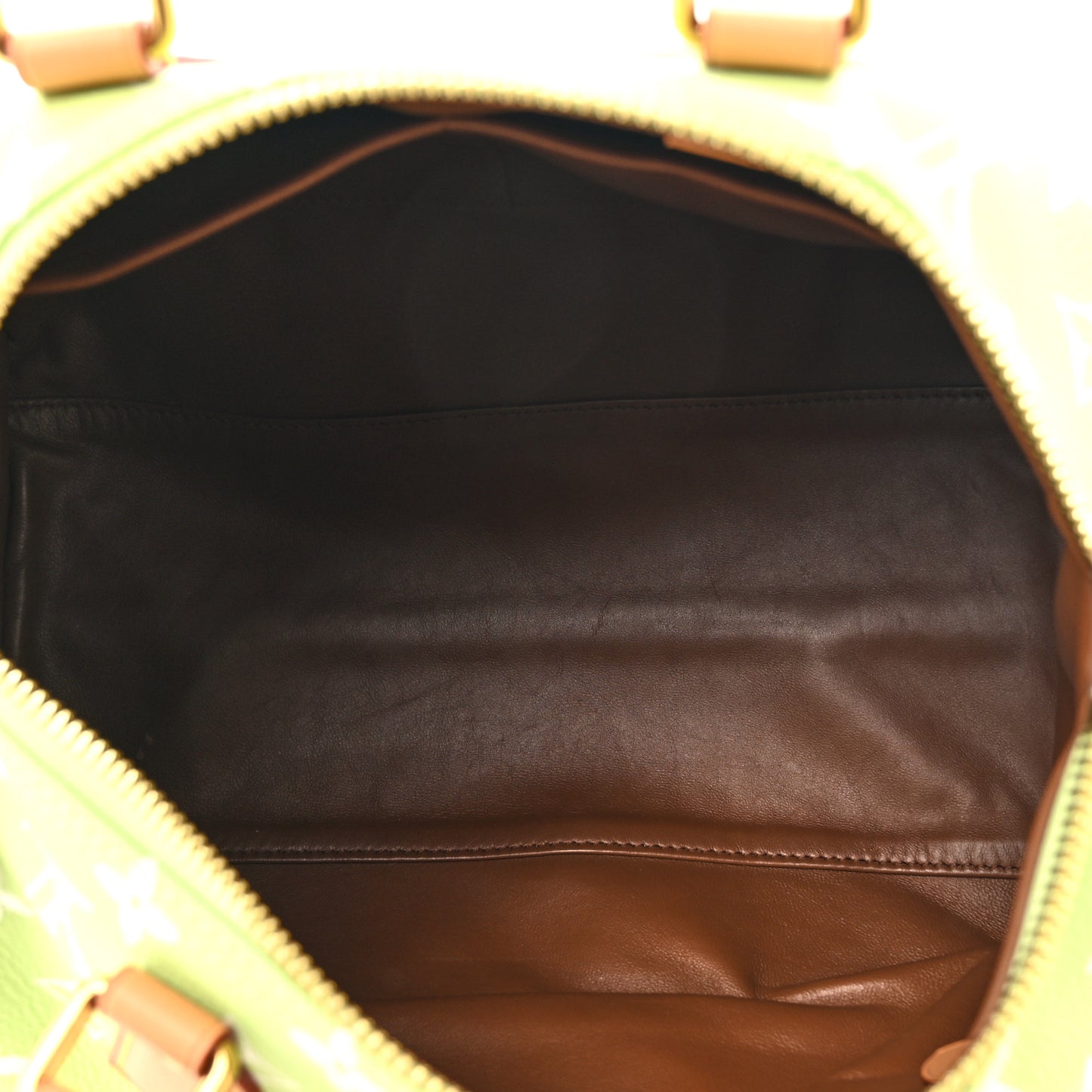 Calfskin Monogram Speedy P9 Bandouliere 30 Frozen Lime Vert Clair