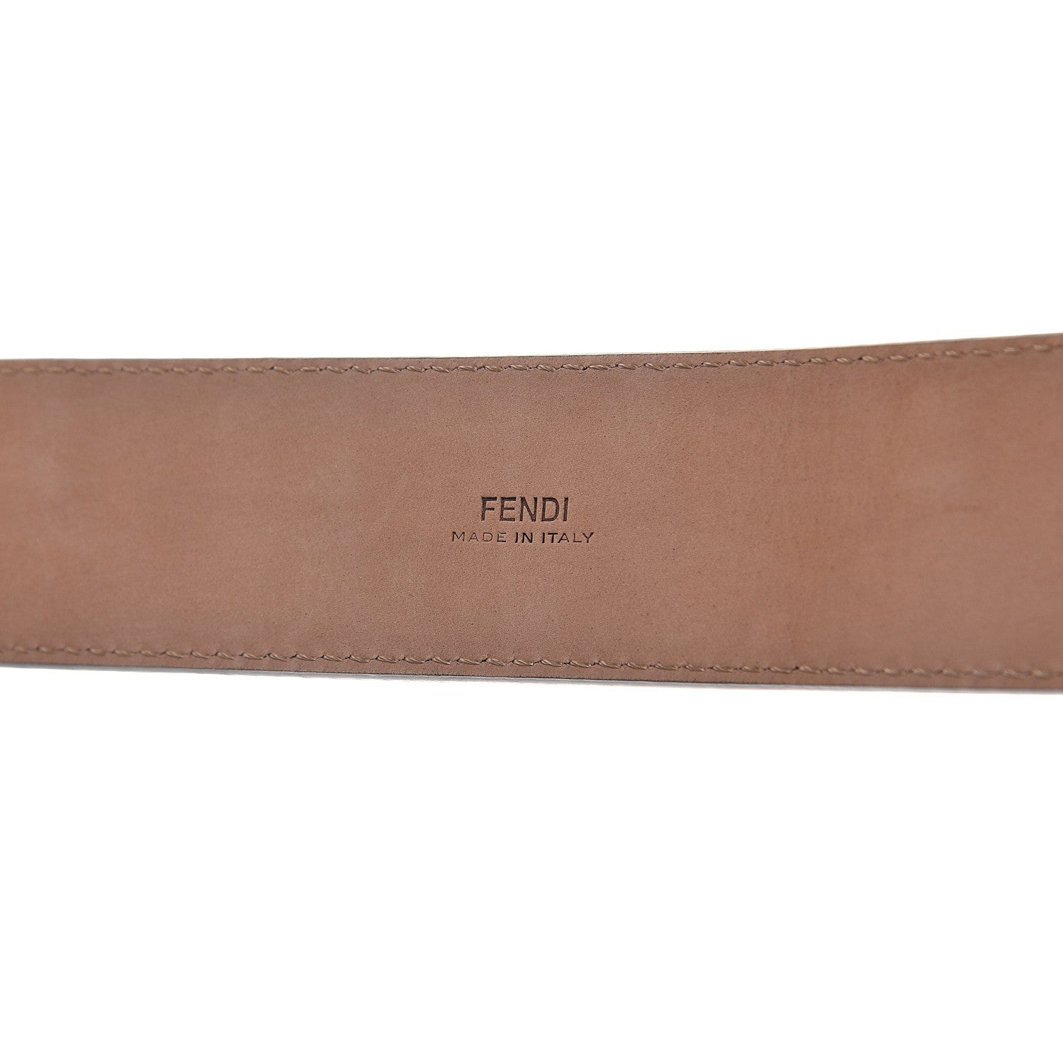 Fendi Vitello F is Fendi Bi-Color FF 1974 Embossed Belt 85 34 Maya Black 4 of 6