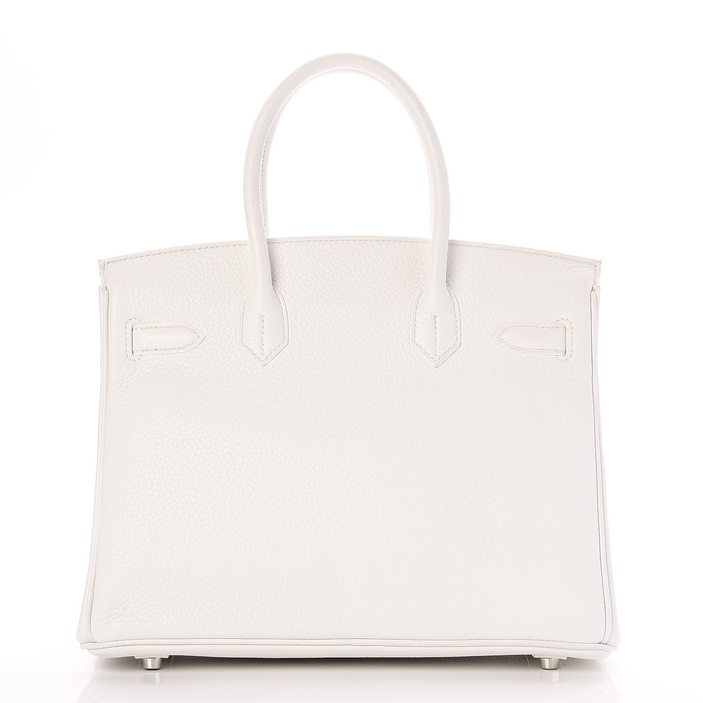 Taurillon Clemence Birkin 30 White