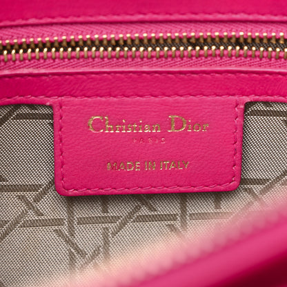 Christian Dior Lambskin Cannage Large Lady Dior Pink 6 of 21