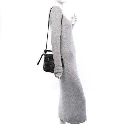 Salvatore Ferragamo Calfskin Small Cage Bag Black 2 of 9