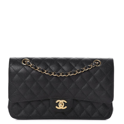Chanel Caviar Quilted Medium Double Flap Black 1 of 11