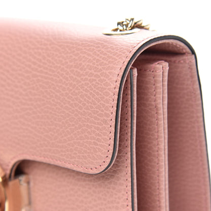 Gucci Dollar Calfskin Small Interlocking G Shoulder Bag Soft Pink 11 of 11