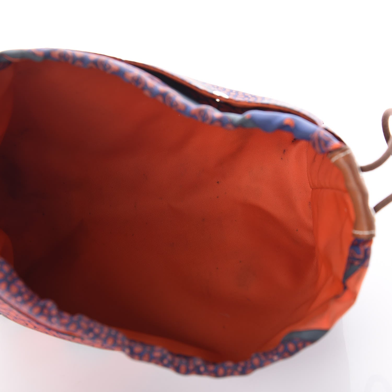Hermes Silk Carre en Cravates Fourbi 20 PM Pouch Ocean Bleu 5 of 14