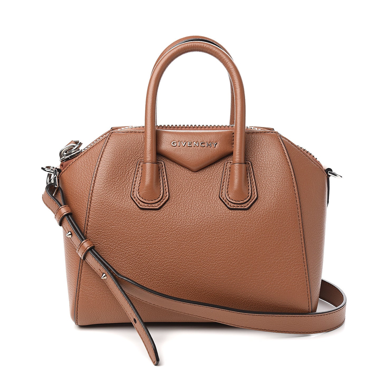 Sugar Goatskin Mini Antigona Caramel