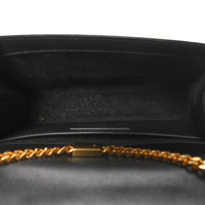 Saint Laurent Calfskin Small Classic Monogram Kate Tassel Satchel Black 5 of 10