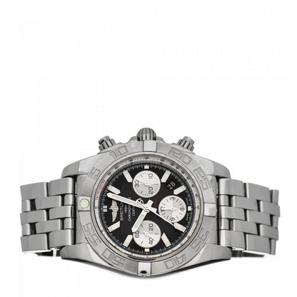 Breitling Stainless Steel 44mm Chronomat Chronograph Automatic Watch Black AB0110 2 of 5