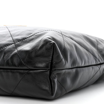 Chanel Shiny Calfskin Quilted Chanel 22 Black 12 of 15