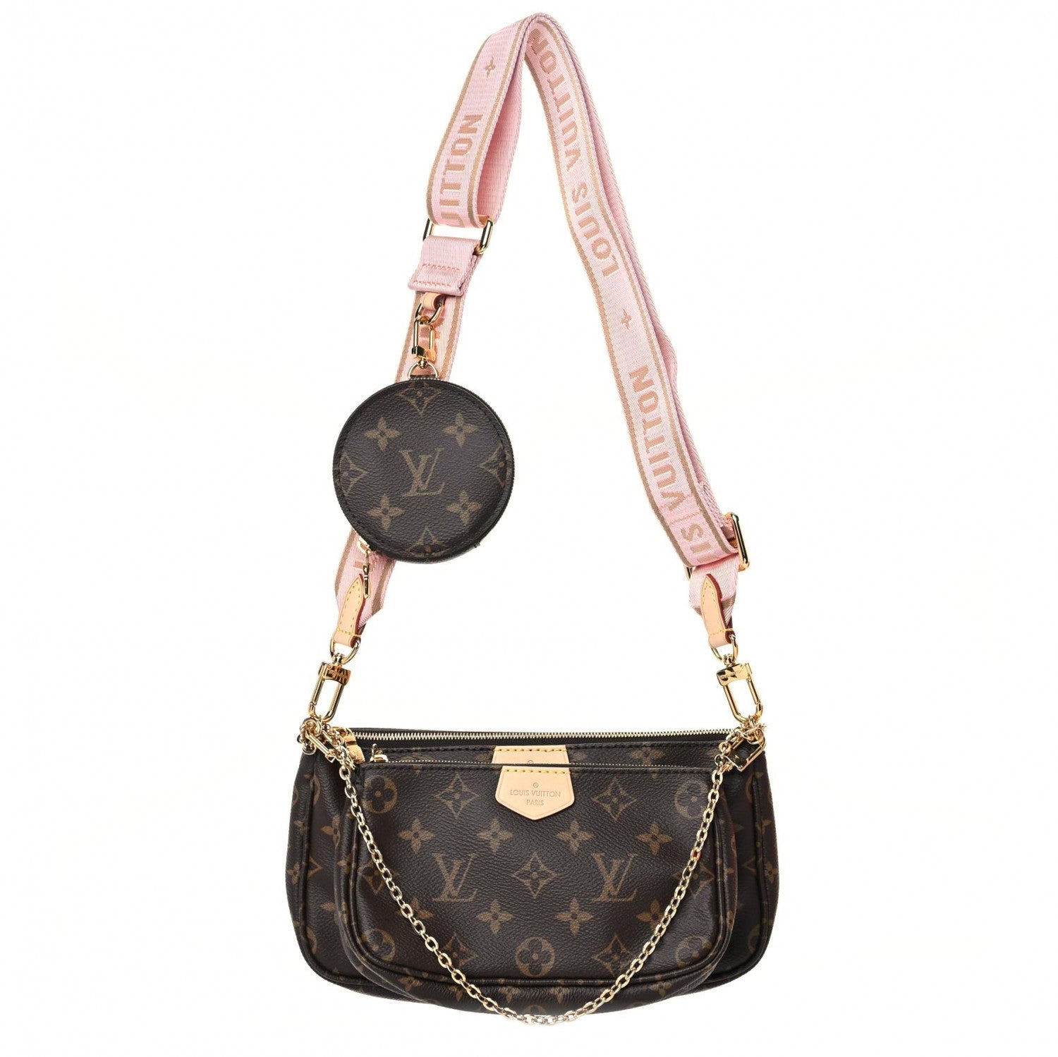 Louis Vuitton Monogram Multi Pochette Accessories Rose Clair 1 of 11