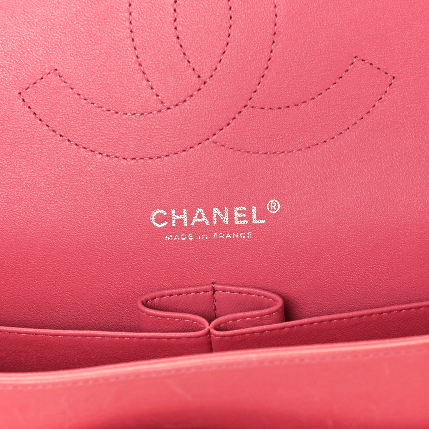 Lambskin Quilted Jumbo Double Flap Pink