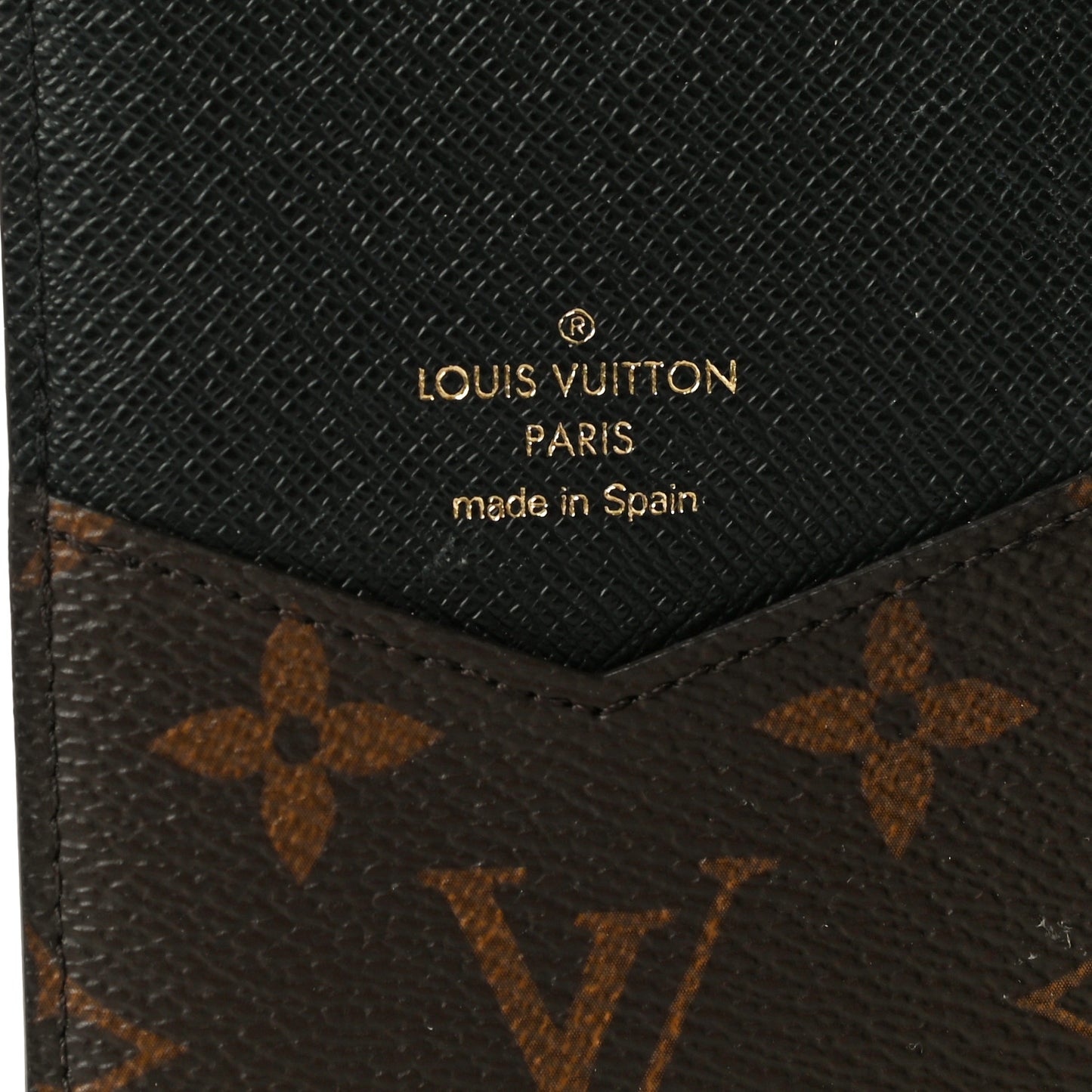 Monogram iPhone XS Max Folio Case Black