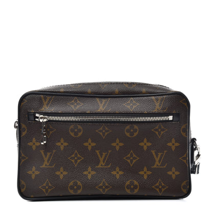 Louis Vuitton Monogram Macassar Kasai Clutch Black 1 of 6