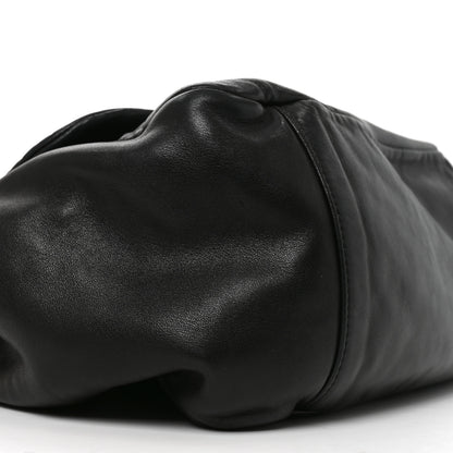 Chanel Lambskin CC Disc Accordion Flap Black 9 of 10