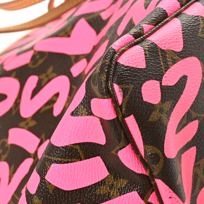 Louis Vuitton Monogram Graffiti Neverfull GM Fuchsia 9 of 12