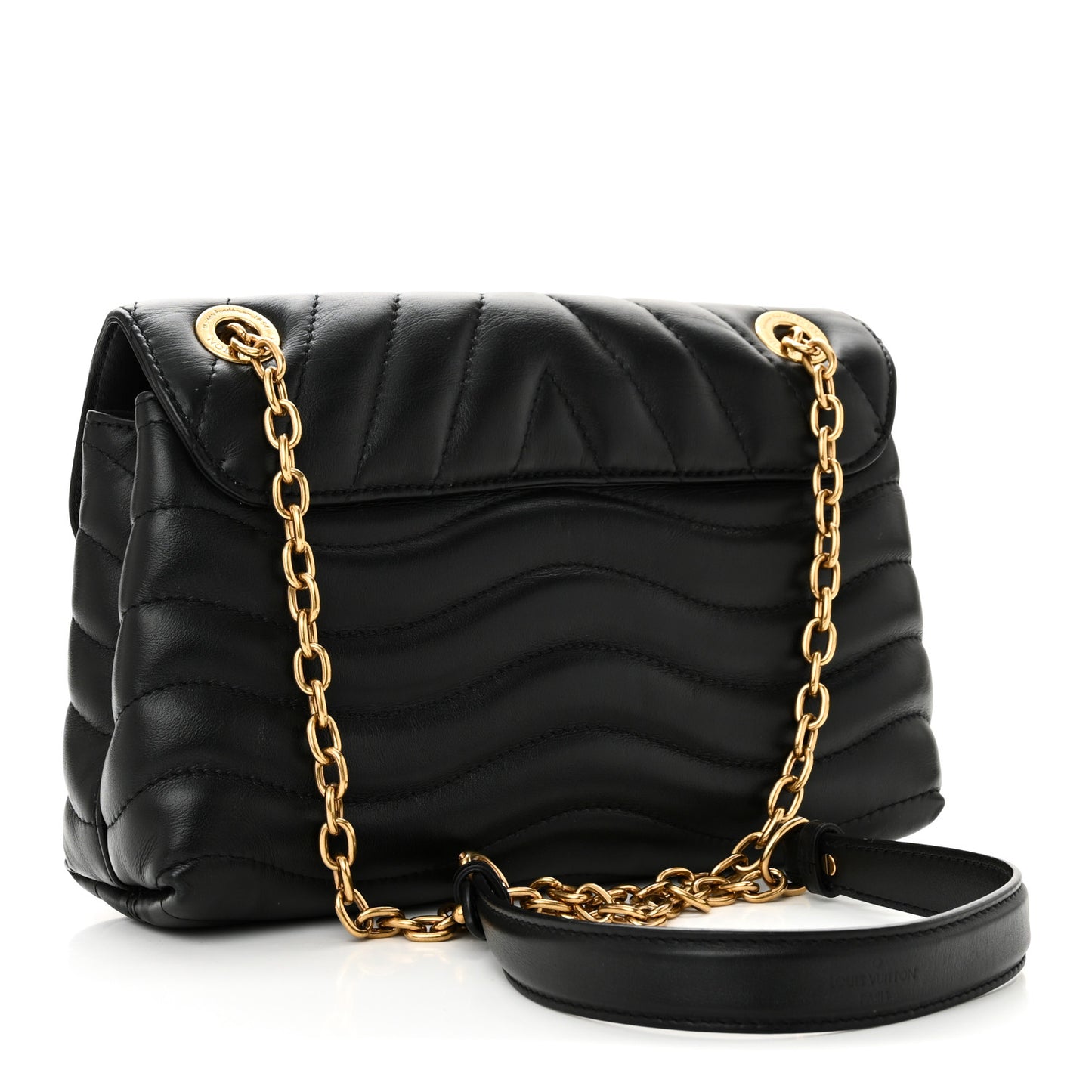Calfskin New Wave Chain MM NM Black