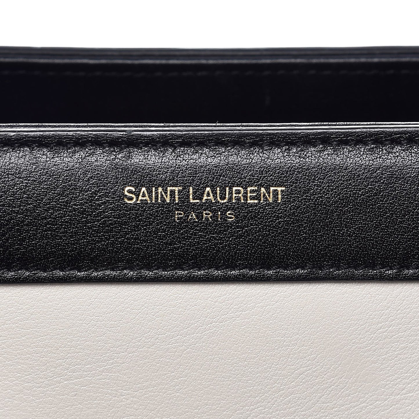 Calfskin Bicolor Small Sac De Jour White Black