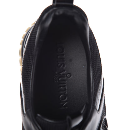 Louis Vuitton Calfskin Run Away Sneakers 37.5 Black 7 of 11