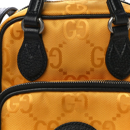 Gucci Econyl Nylon Monogram Off The Grid Shoulder Bag Crop Black 9 of 14