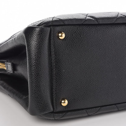 Chanel Caviar Quilted CC Timeless Tote Black 9 of 10