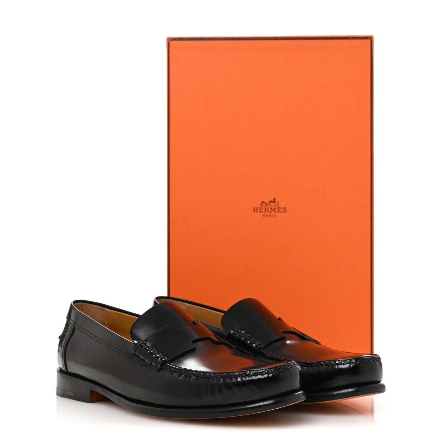 Calfskin Mens Kennedy Loafers 43 Black