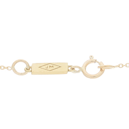 Jennifer Meyer 18K Yellow Gold Diamond Open Good Luck Pendant Necklace 4 of 7