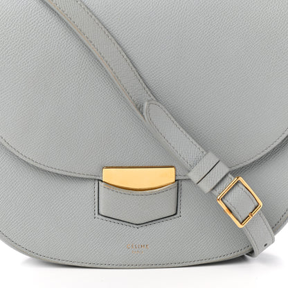 Celine Grained Calfskin Compact Trotteur Cloud 7 of 9