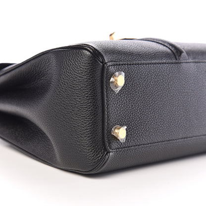 Celine Grained Calfskin Small 16 Top Handle Bag Black 7 of 9