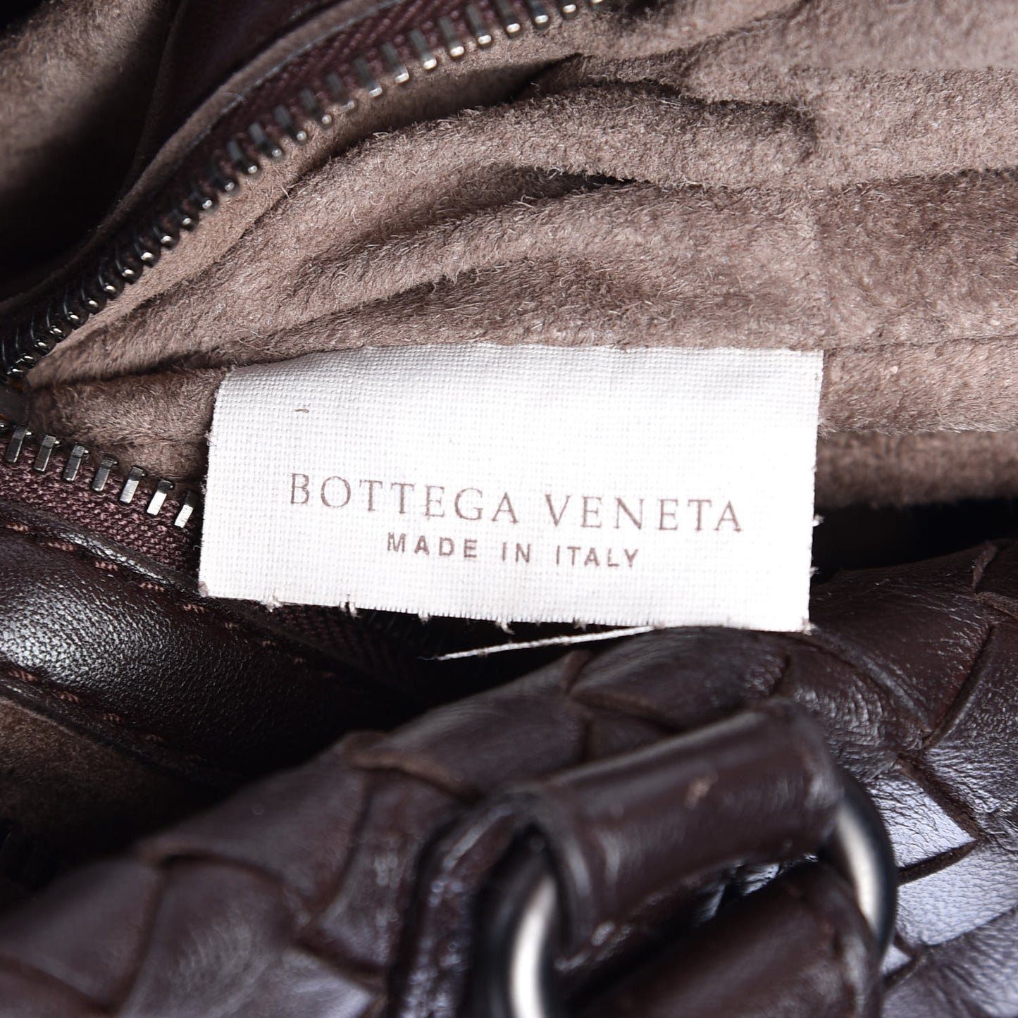 Nappa Intrecciato Maxi Convertible Tote Ebano