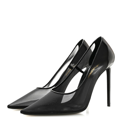 Saint Laurent Mesh 105 Anja Pumps 36.5 Black 4 of 10