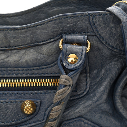 Balenciaga Agneau Giant 12 Gold Hardware Mini City Bleu Persan 14 of 17