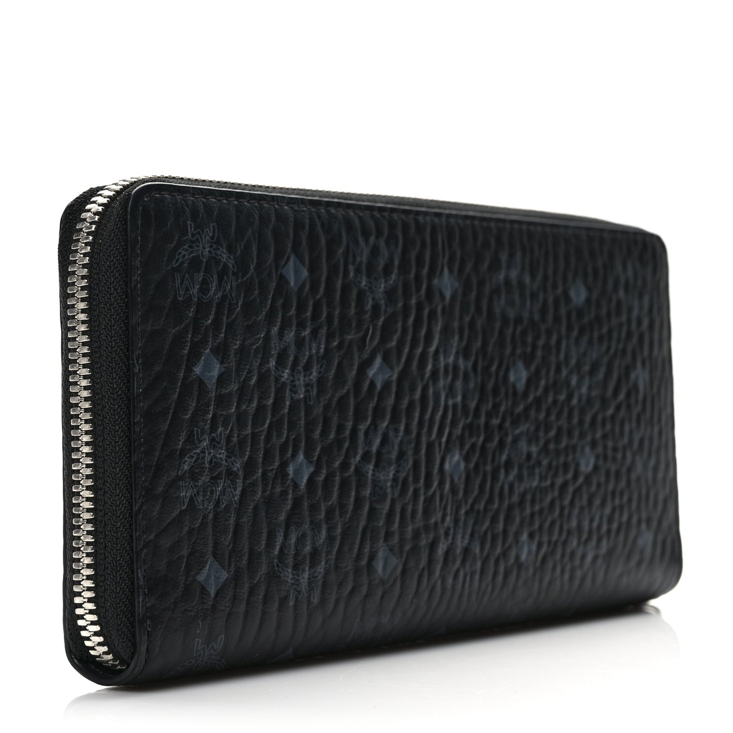 Visetos Large Zip Around Wallet Black