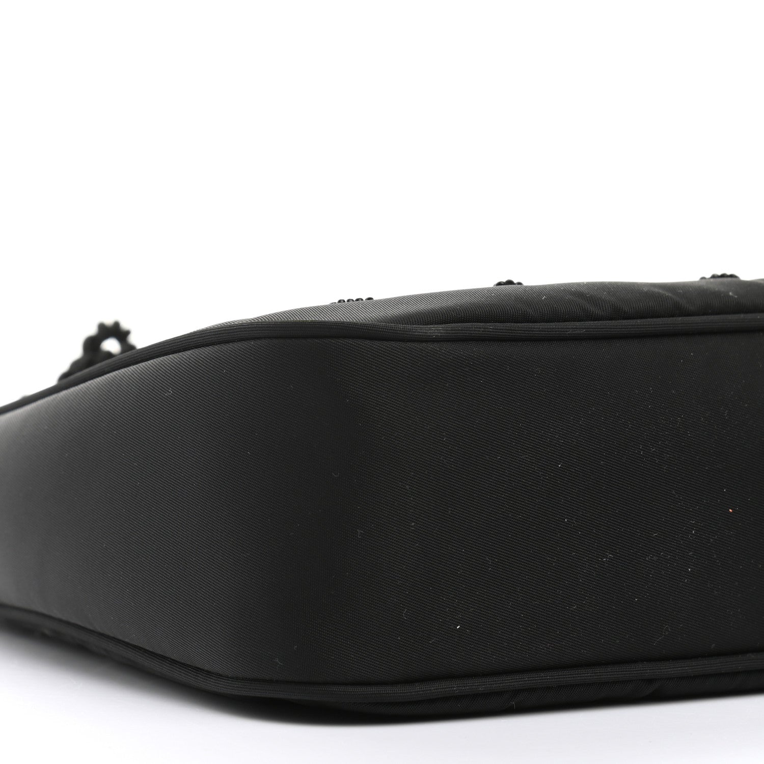 Prada Tessuto Nylon Beaded Ricamo Bag Black 10 of 11
