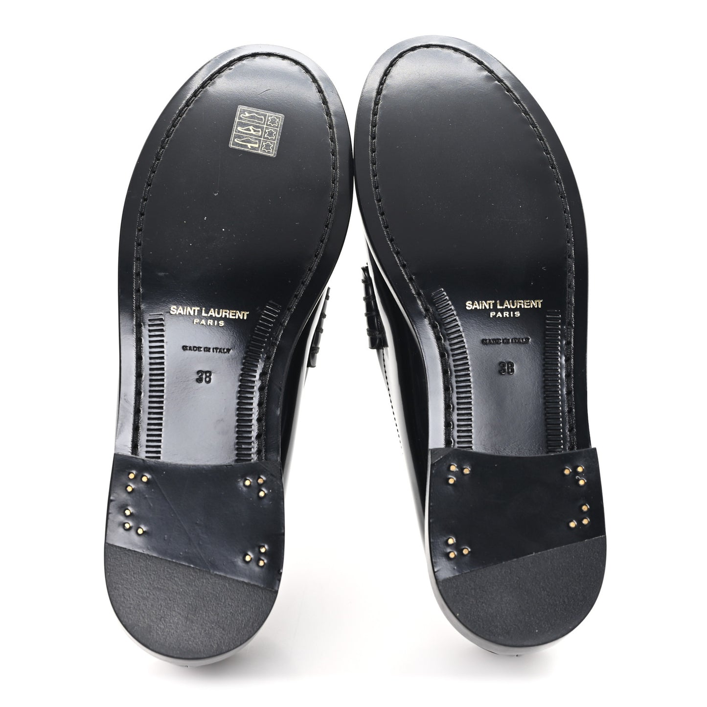Magnum Calfskin Le Loafer 15 Moccasin 38 Black