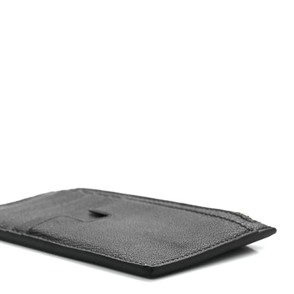 Tom Ford Grained Calfskin Zip Pouch Card Holder Black 10 of 10