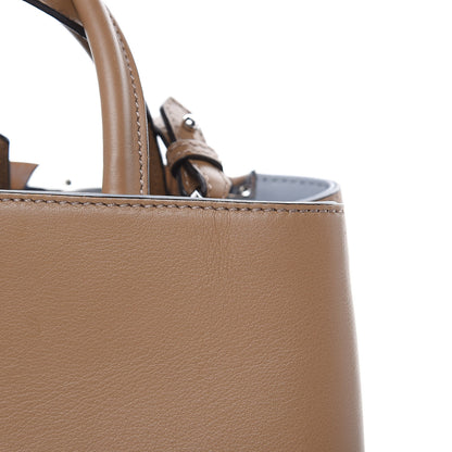 Fendi Vitello Dolce Century Petite 2Jours Tote Sand Polvere 10 of 12