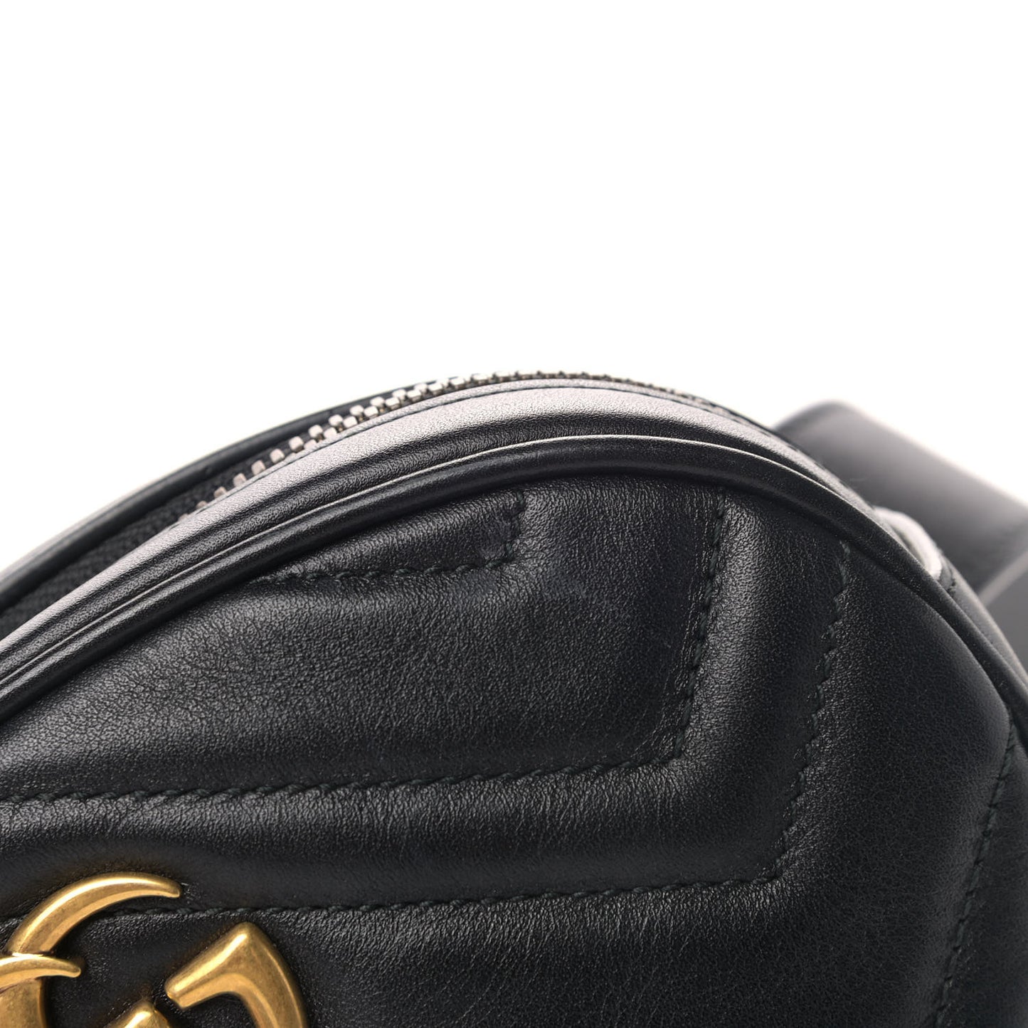 Calfskin Matelasse GG Marmont Belt Bag 85 34 Black