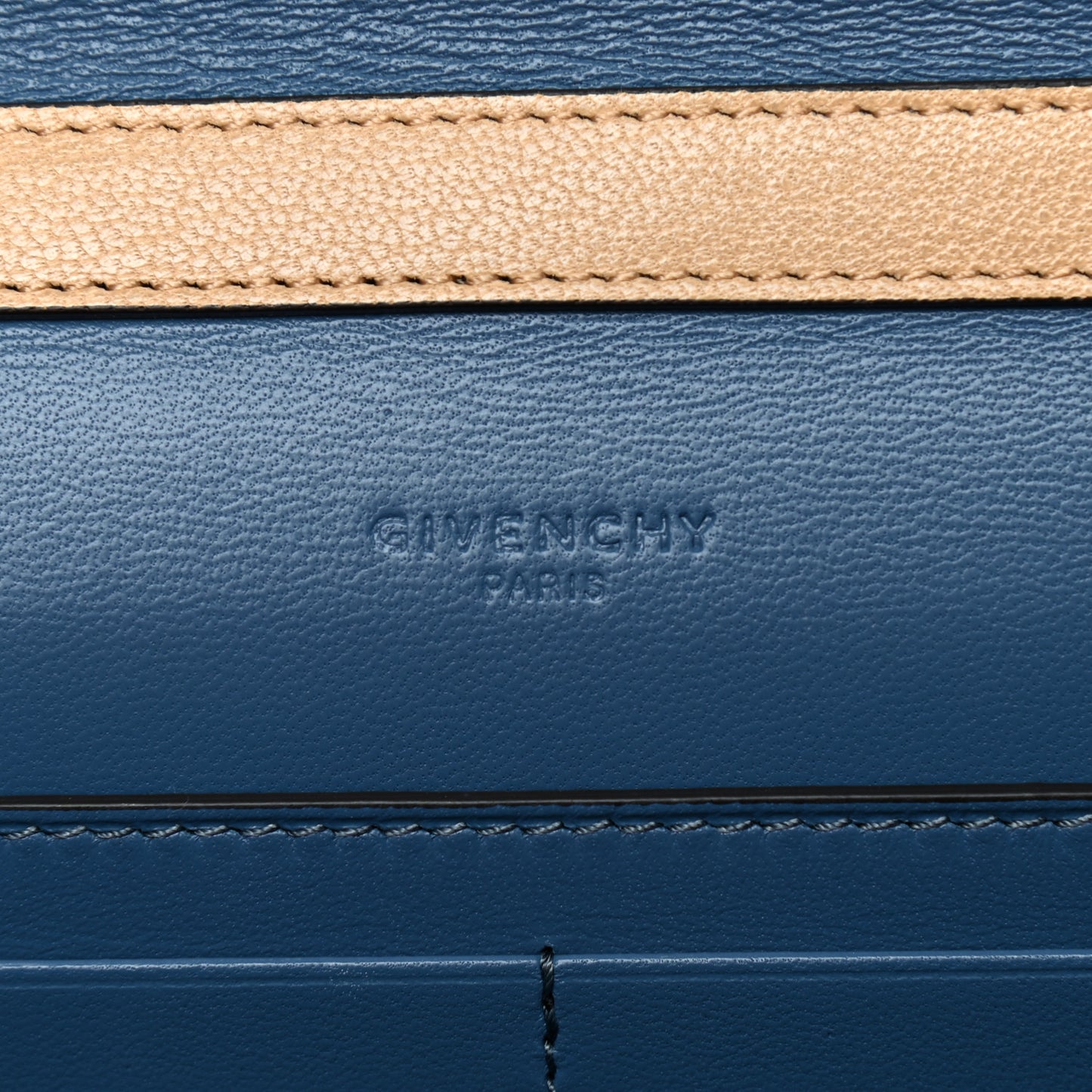 Goatskin Suede GV3 Mini Chain Bag Beige Blue