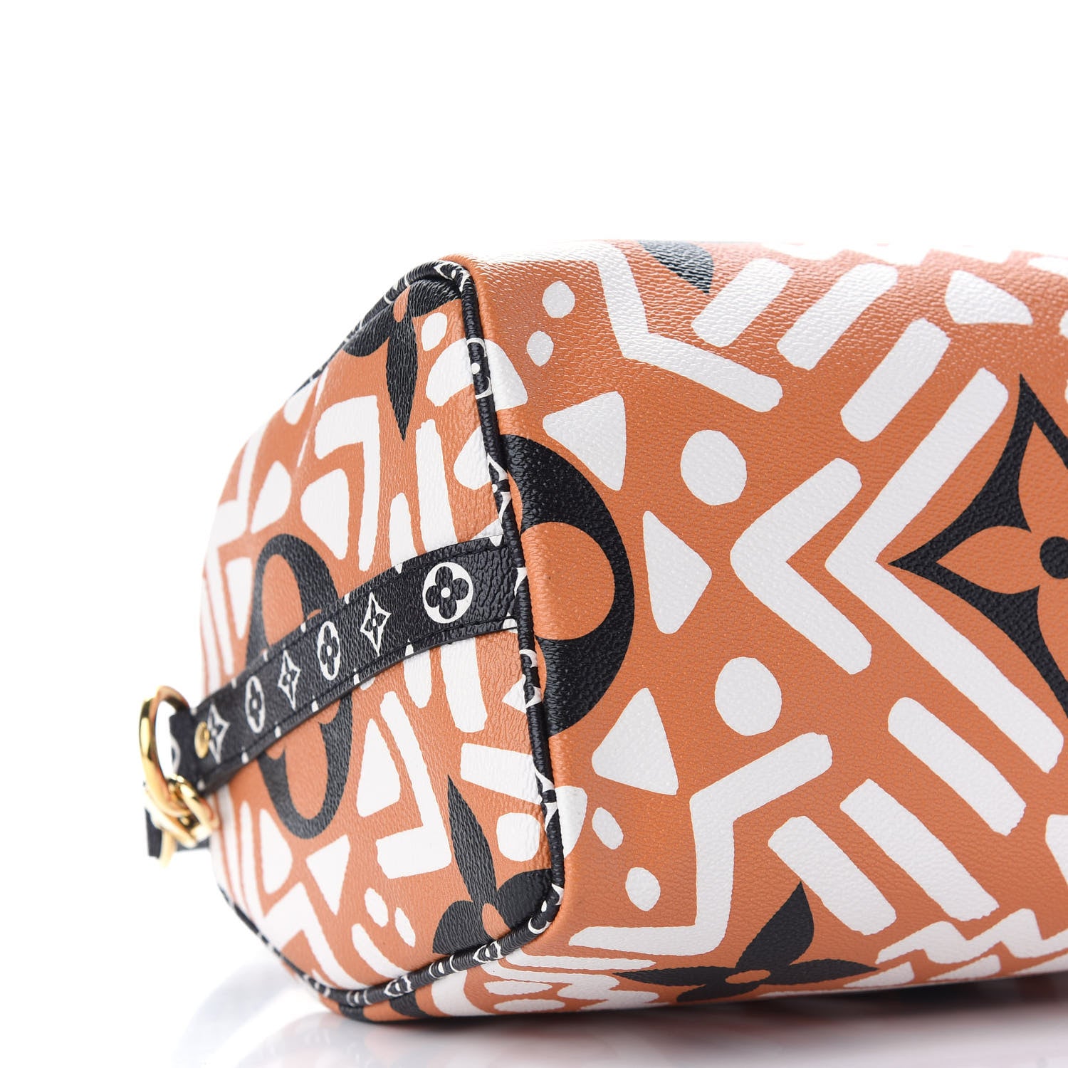Louis Vuitton Monogram Giant Crafty Speedy Bandouliere 25 Creme Caramel 7 of 8