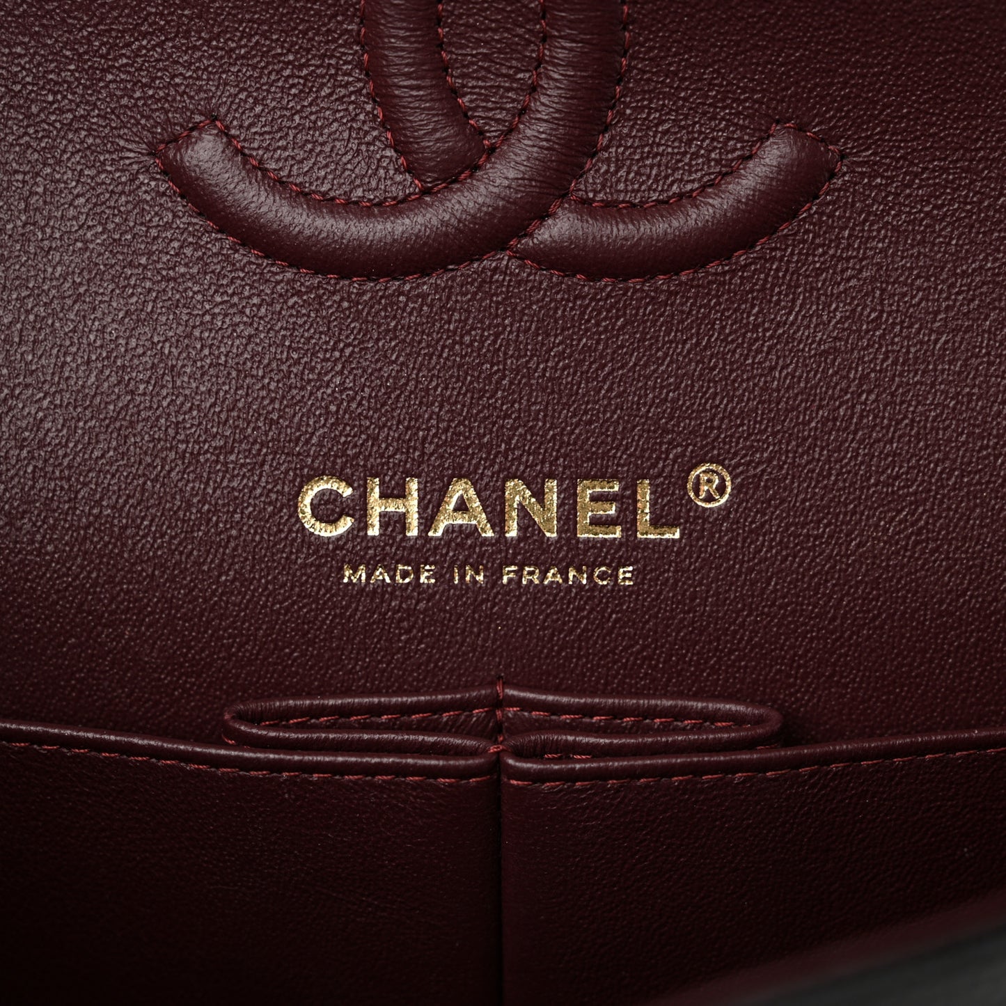 Caviar Quilted Small Double Flap Black