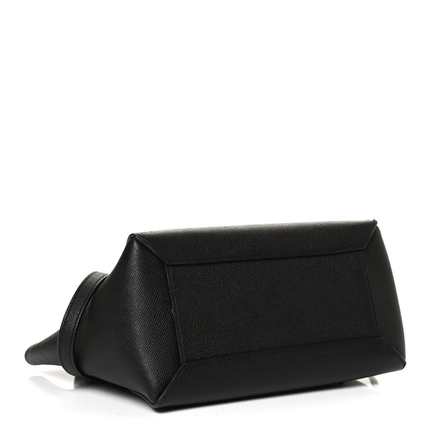 Grained Calfskin Micro Belt Bag Black